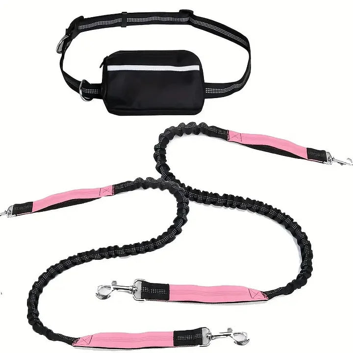 Hands-Free Dog Elastic Reflective Leash by F&C™