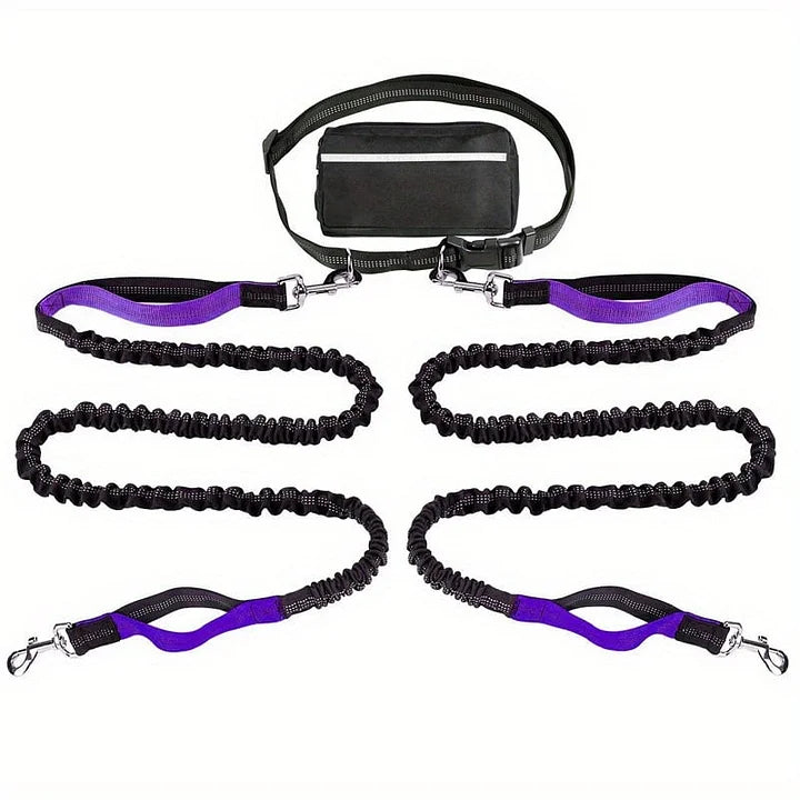 Hands-Free Dog Elastic Reflective Leash by F&C™