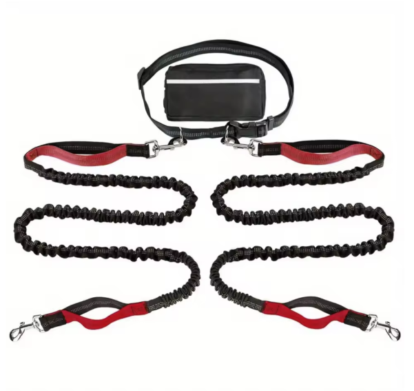 Hands-Free Dog Elastic Reflective Leash by F&C™